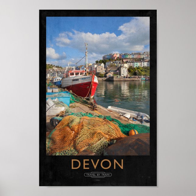 Devon Railway Poster (Front)