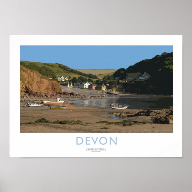 Devon Railway Poster (Front)