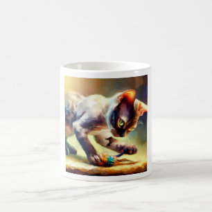Devon Rex Cat  Coffee Mug