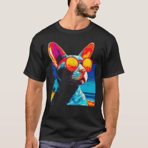Devon Rex Cat Sunglasses T-Shirt