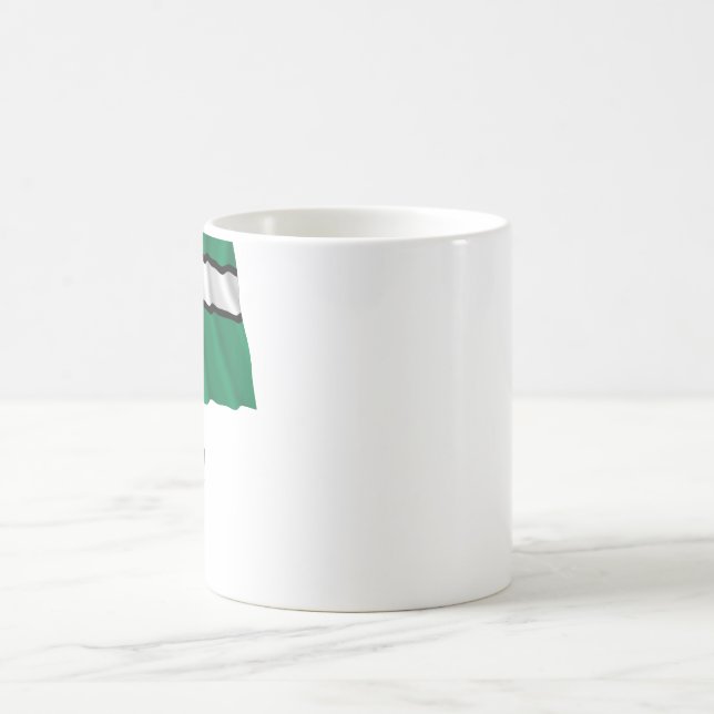 Devon Waving Flag with Name Coffee Mug (Center)