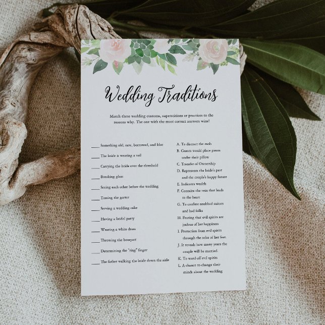 DEVON Wedding Traditions Bridal Shower Game (Creator Uploaded)