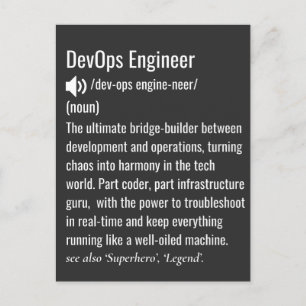 DevOps engineer definition  Postcard