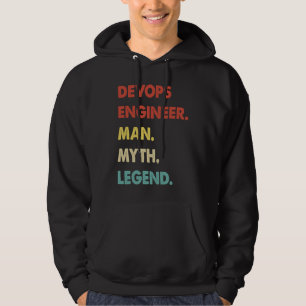 Devops Engineer Man Myth Legend  1 Hoodie