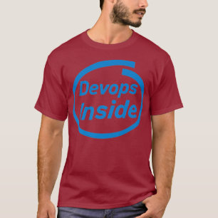 Devops Inside funny programmer devops software T-Shirt