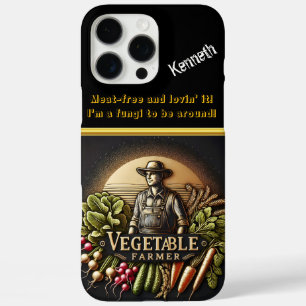 Devoted Farmer With Fresh Produce iPhone 16 Pro Max Case