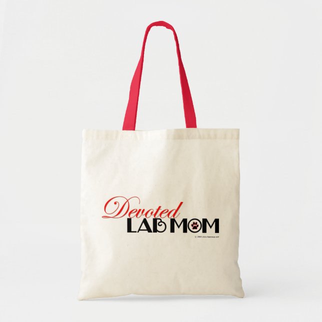 Devoted Labrador Retriever Mum Tote Bag (Front)