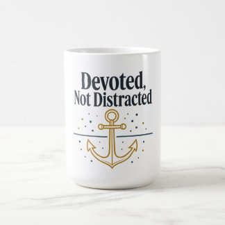 Devoted Not Distracted Shirt | Faith & Discipline  Coffee Mug