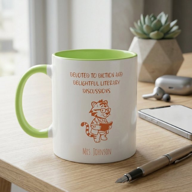 Devoted To Diction Delightful Literary Discussions Mug (Creator Uploaded)