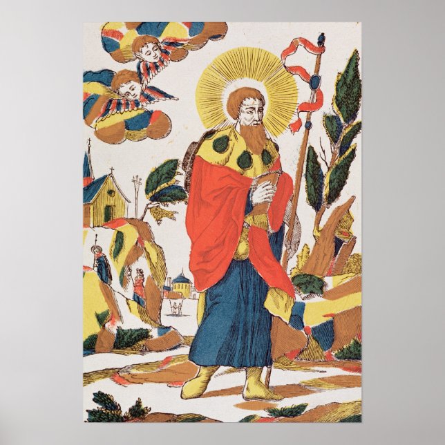 Devotional Prayer to St. James Poster (Front)