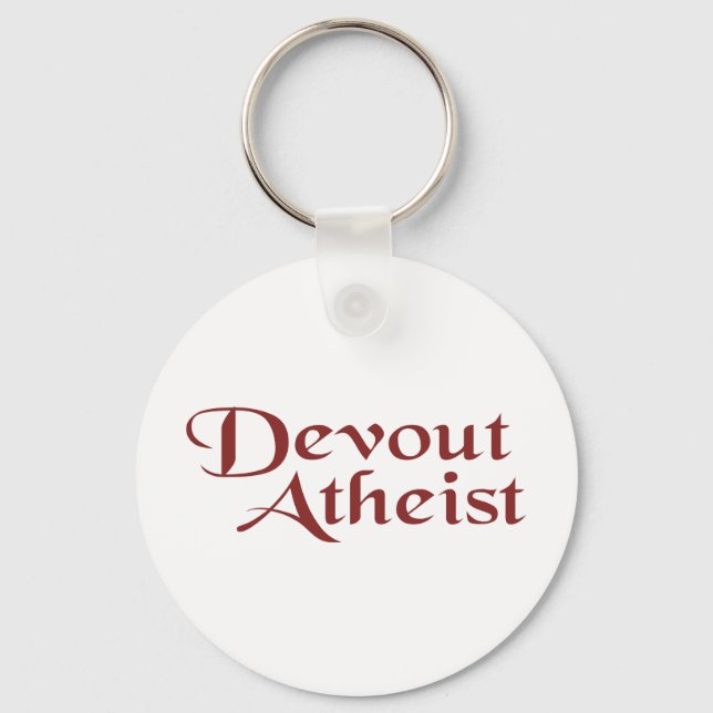 Devout Atheist Key Ring (Front)