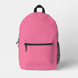 Dew drops printed backpack
