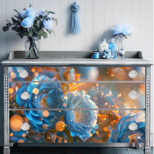Dew Kissed Blooms Decoupage  Tissue Paper