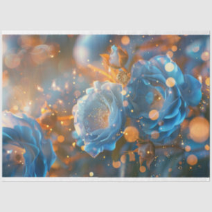 Dew Kissed Blooms Decoupage  Tissue Paper