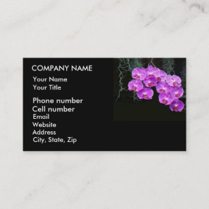 Dew-Kissed Orchids Business Card