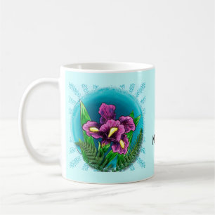 Dewdrop iris  mug