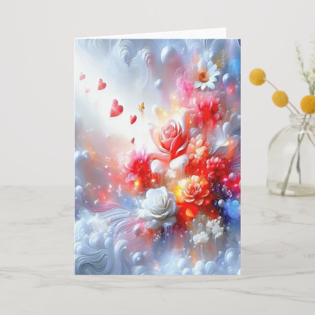 Dewdrops of Light - To Show Love or A Thank You Card (Front)