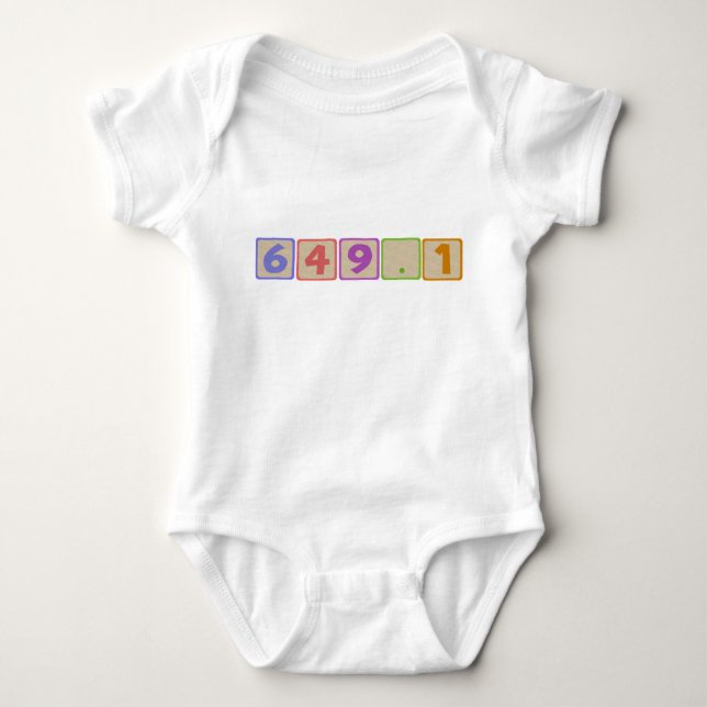 Dewey Baby Bodysuit (Front)