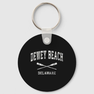 Dewey Beach Delaware Vintage Nautical Paddles Spor Key Ring