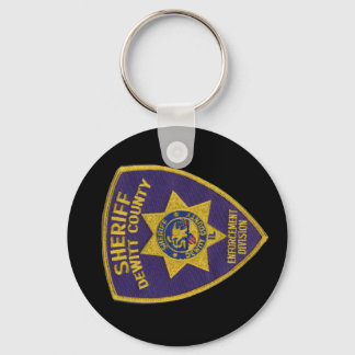 DeWitt County Sheriffs Dept Patch Key Ring