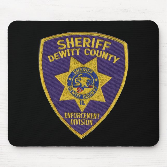 DeWitt County Sheriffs Dept Patch Mouse Mat (Front)
