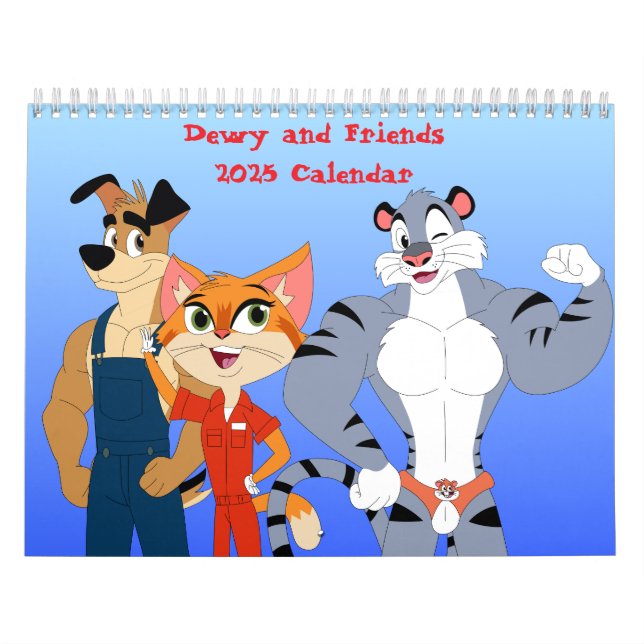 Dewy and Friends 2025 Calendar (Cover)