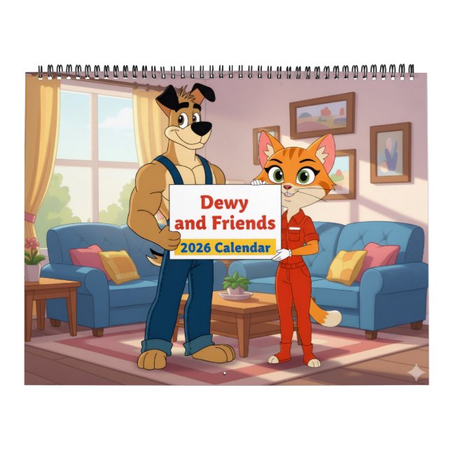 Dewy and Friends 2026 Calendar (Cover)