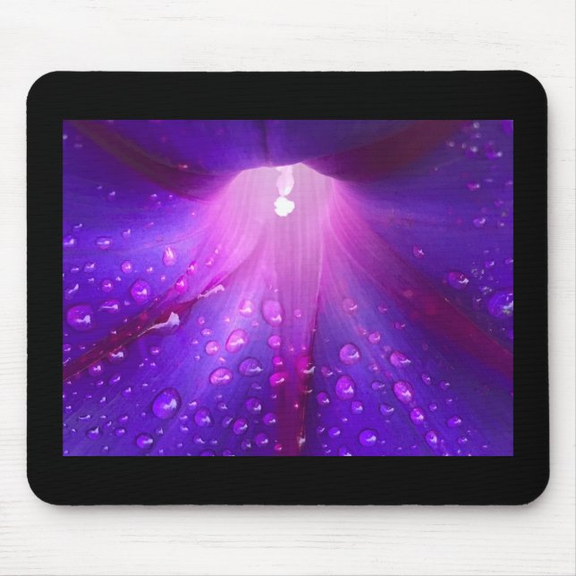 Dewy Morning Glory Mouse Mat (Front)