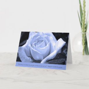 Dewy Rose Card