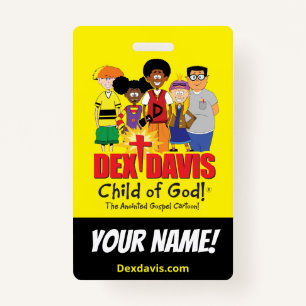 "Dex n' Them" Name Badge (double-sided) ID Badge
