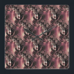 Dex Square Wall Clock<br><div class="desc">Follow my work and brand on Instagram @MRNStudios</div>