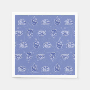 Dexter and Mandark Atomic Pattern Napkin