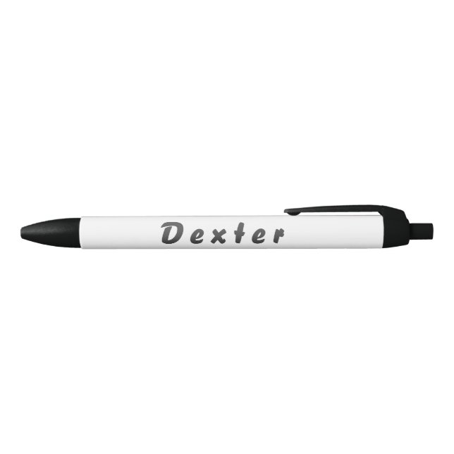 Dexter Black Ink Pen (Top)