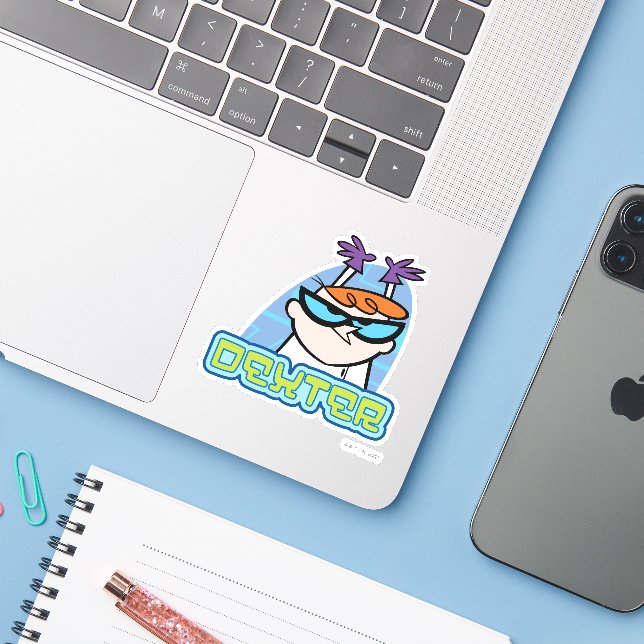 Dexter Character Name Graphic (Laptop w/ iPhone)