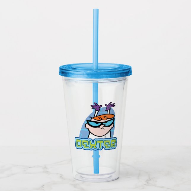 Dexter Character Name Graphic Acrylic Tumbler (Front)