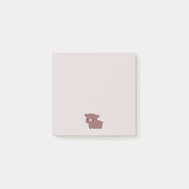 Dexter Cow Post-it Notes (Front)