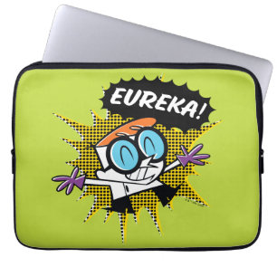 Dexter "Eureka!" Halftone Callout Graphic Laptop Sleeve