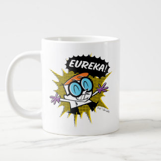 Dexter "Eureka!" Halftone Callout Graphic Large Coffee Mug