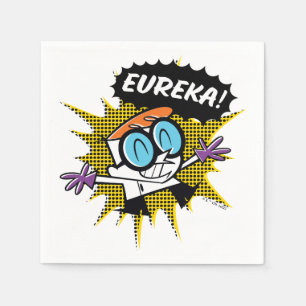 Dexter "Eureka!" Halftone Callout Graphic Napkin