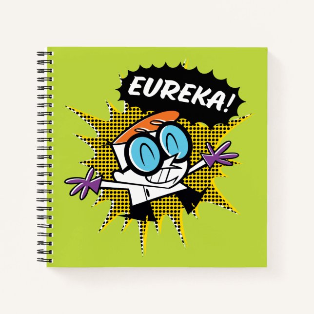 Dexter "Eureka!" Halftone Callout Graphic Notebook (Front)