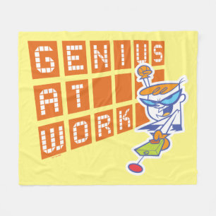 Dexter "Genius At Work" Fleece Blanket