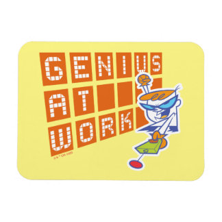 Dexter "Genius At Work" Magnet