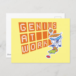 Dexter "Genius At Work" Postcard