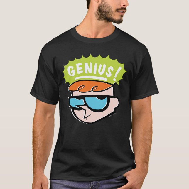 Dexter "Genius" Callout Graphic T-Shirt (Front)