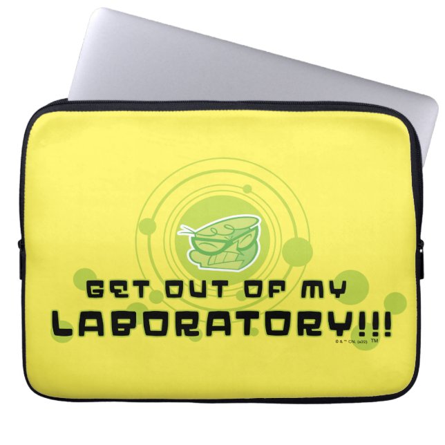 Dexter - Get Out Of My Laboratory!!! Laptop Sleeve (Front)