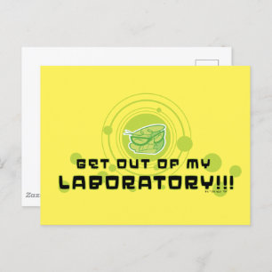 Dexter - Get Out Of My Laboratory!!! Postcard