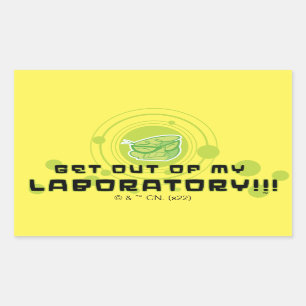 Dexter - Get Out Of My Laboratory!!! Rectangular Sticker