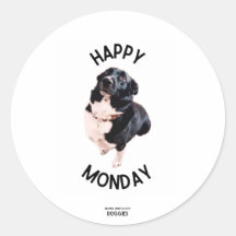 Dexter "Happy Monday" Stickers