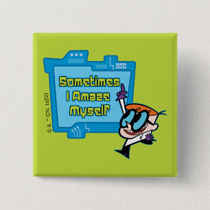 Dexter - Sometimes I Amaze Myself 15 Cm Square Badge