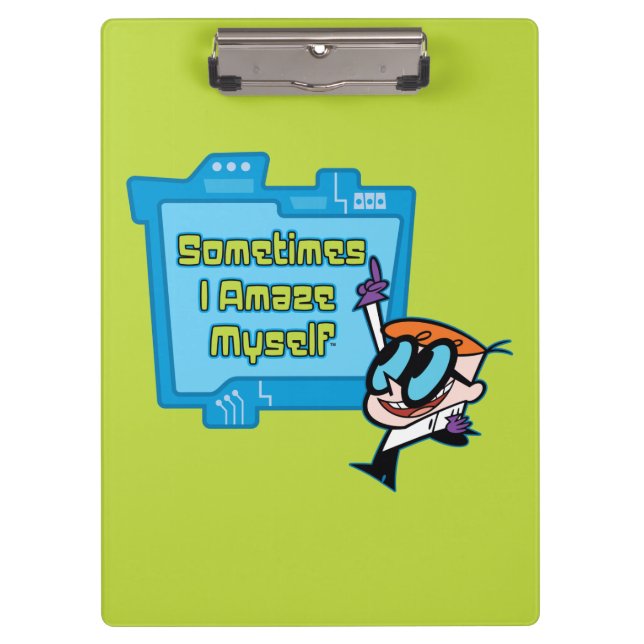Dexter - Sometimes I Amaze Myself Clipboard (Front)